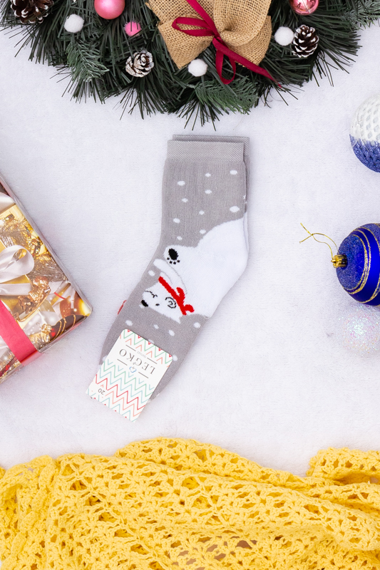 Шкарпетки дитячі "Новорічні" (зима)